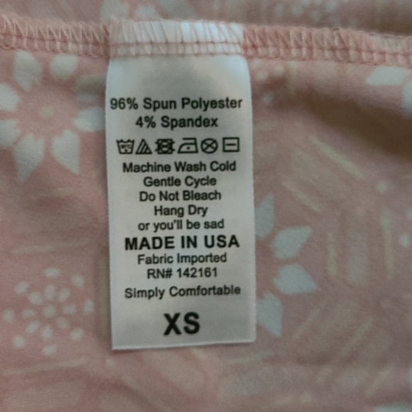 LulaRoe Orange Floral Skirt - Picture 5 of 6